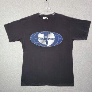 VINTAGE Wu Tang Clan Men Shirt 2XL 90s Method Man Ol Dirty Bastard Raekwon‎ Rza